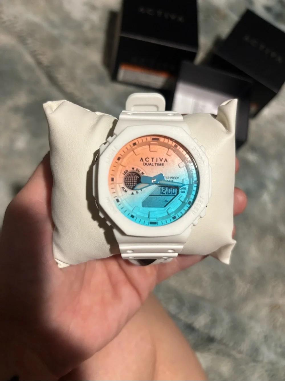 Activa Recon X Invicta Digital Unisex Watch - 45.5mm, White (ACW423-012)